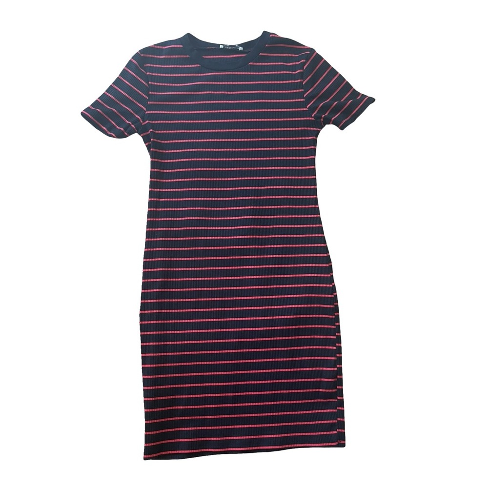 Zara Striped T-Shirt Dress